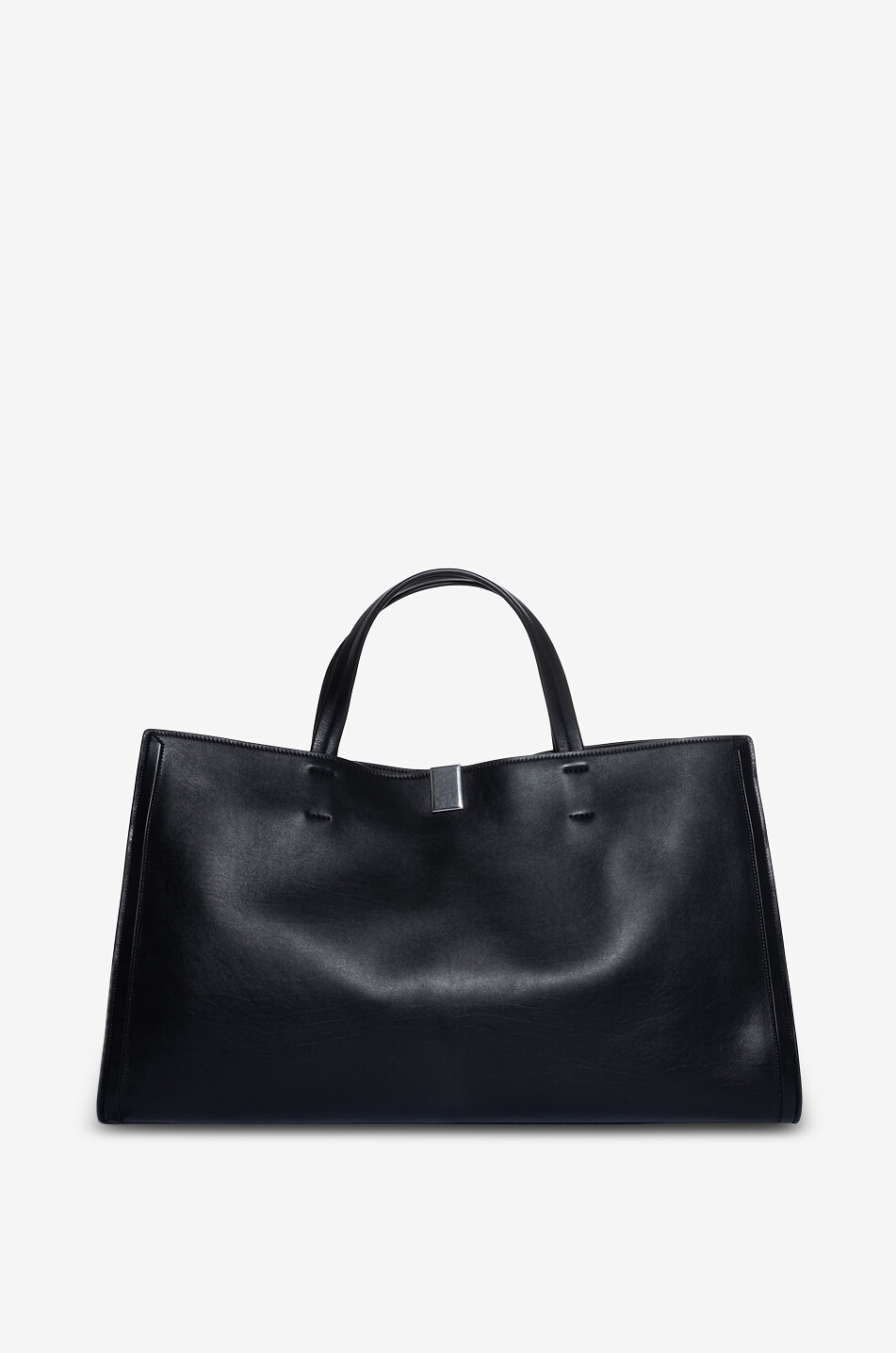 PHOEBE PHILO Kit Medium smooth leather tote bag Women BLACK 1