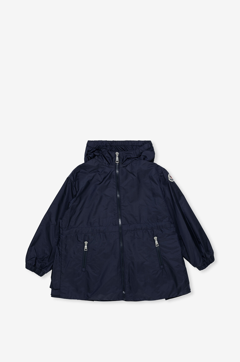 Langer Mädchen-Windbreaker mit Kapuze Wete