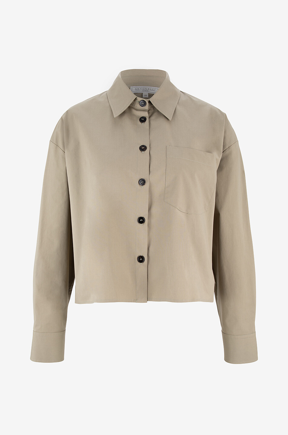 Boxy-Hemdjacke aus Popeline Amsterdam