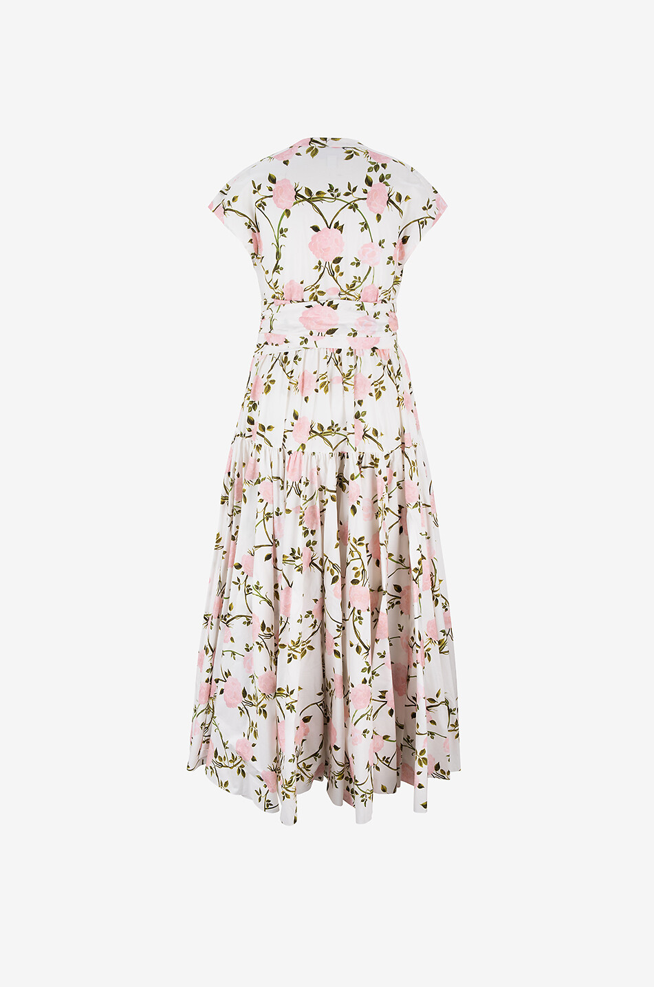 GIAMBATTISTA VALLI Rosier poplin maxi shirt dress Women EGGSHELL 2