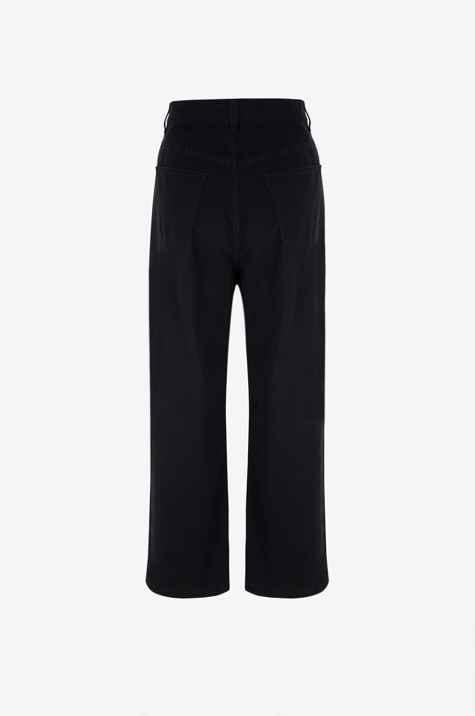 PHOEBE PHILO Drop Jeans low-rise wide-leg jeans Women BLACK 2