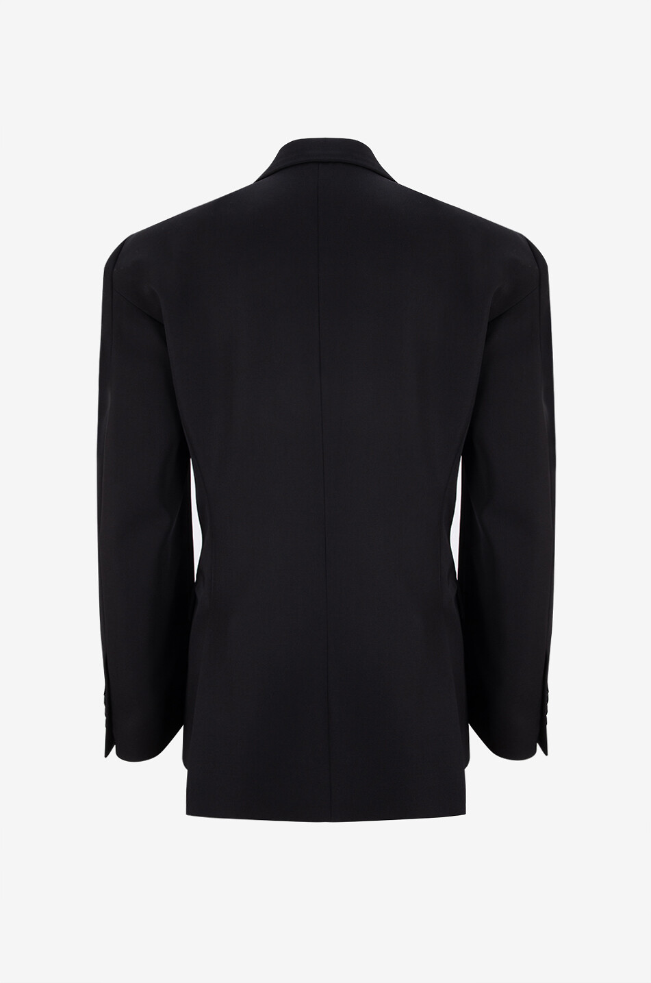 PHOEBE PHILO Milanese double-breasted wool blazer Women BLACK 2