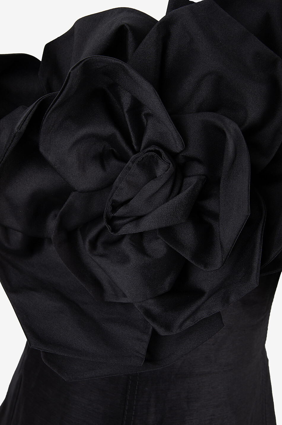 AJE Etta off-shoulder midi dress Women BLACK 3