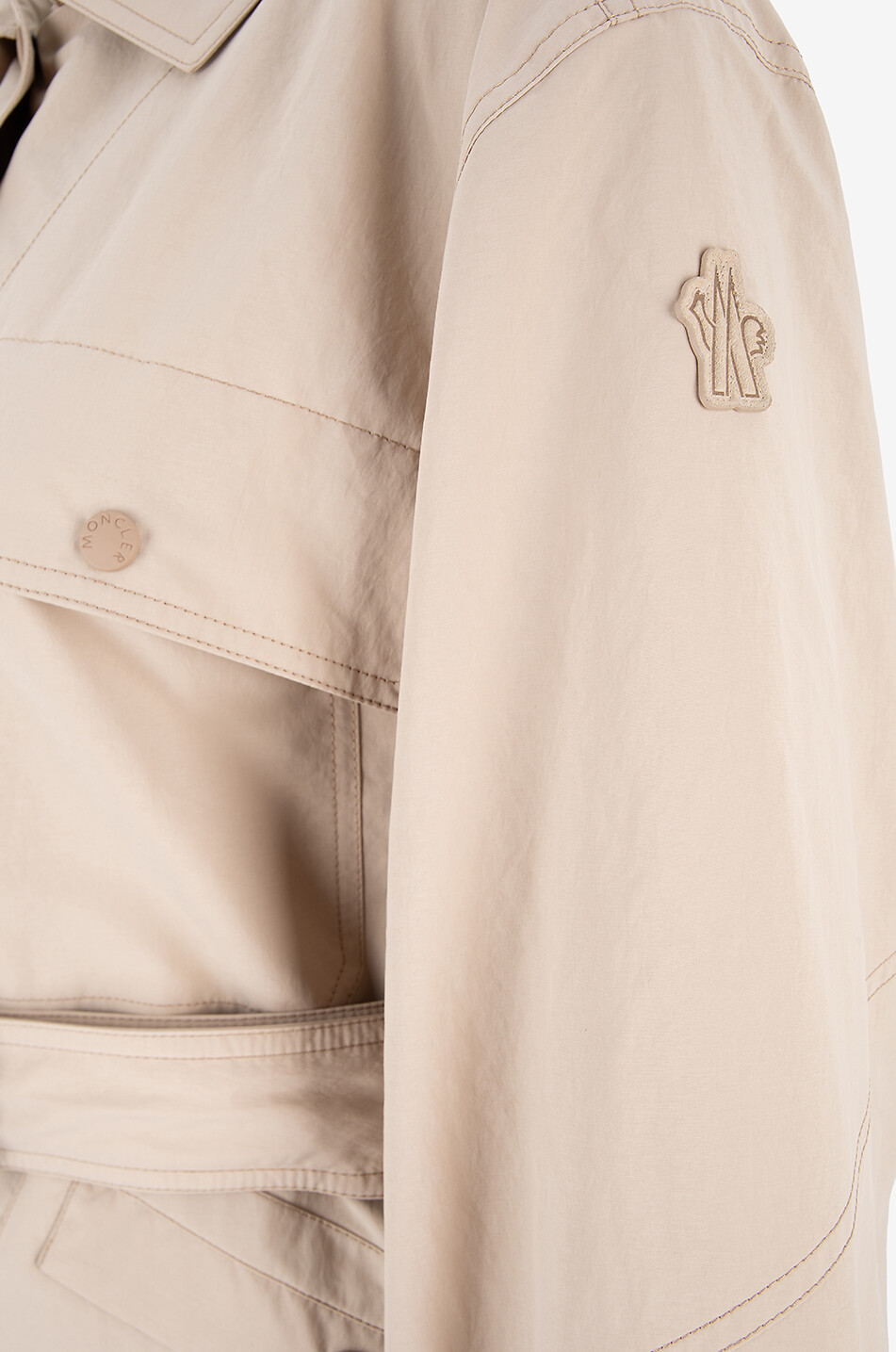 MONCLER GRENOBLE Kaeng utilitarian technical fabric jacket Women BEIGE 3