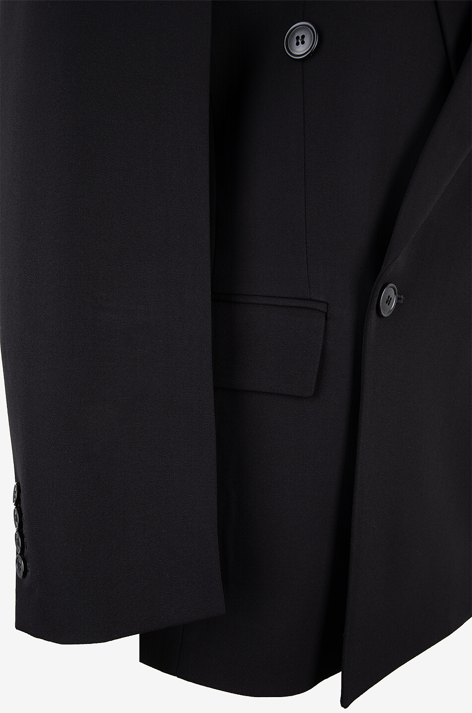 PHOEBE PHILO Milanese double-breasted wool blazer Women BLACK 3