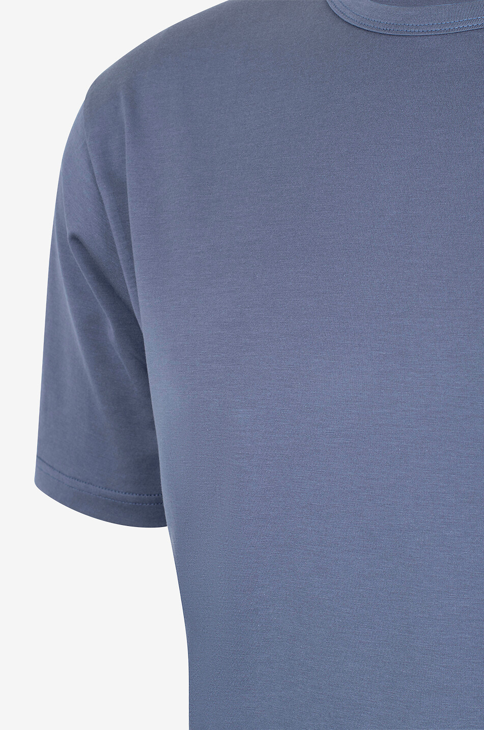 SUNSPEL Kurzarm-Rundhals-T-Shirt Classic Herren MITTELBLAU 7