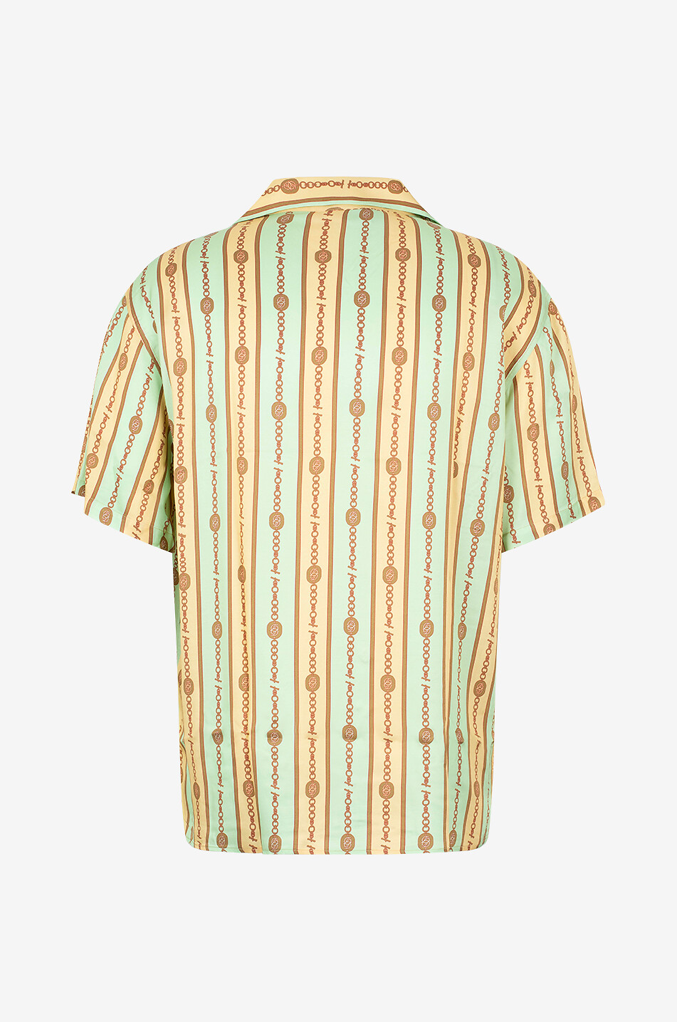 DROLE DE MONSIEUR Chemise à manches courtes en viscose Bijoux Homme VERT CLAIR 2