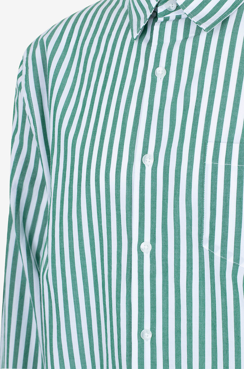 Langärmeliges Hemd aus Lyocell und Baumwolle Hermosa Stripe