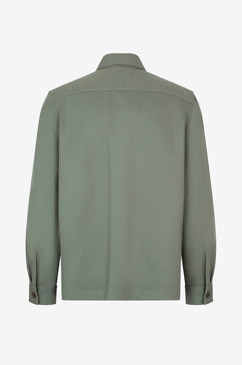 VINCE Hemdjacke aus Baumwolle Double-Face Workwear Herren GRÜN 2