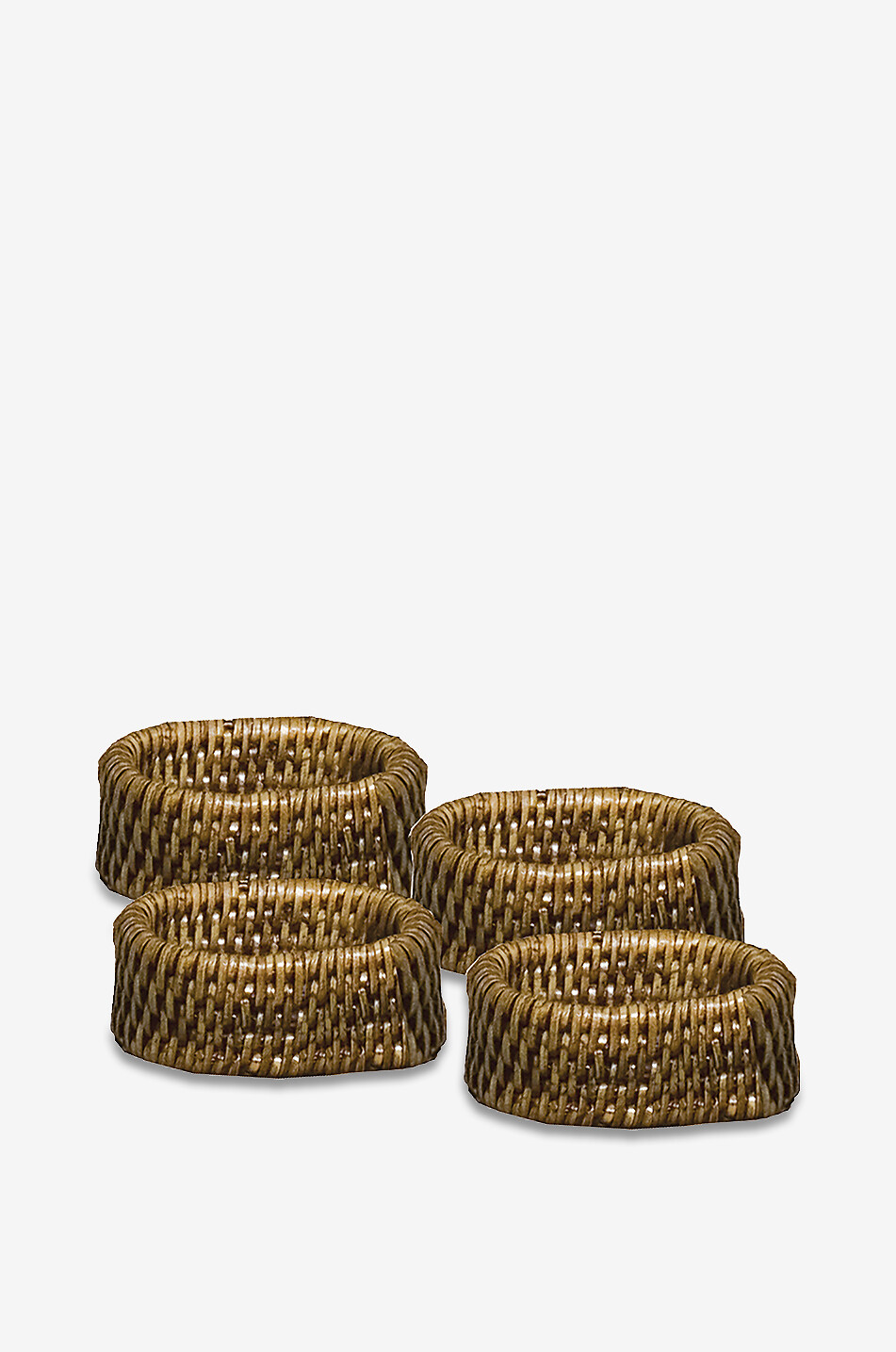 CASPARI Serviettenringe aus Rattan Haus BRAUN 1