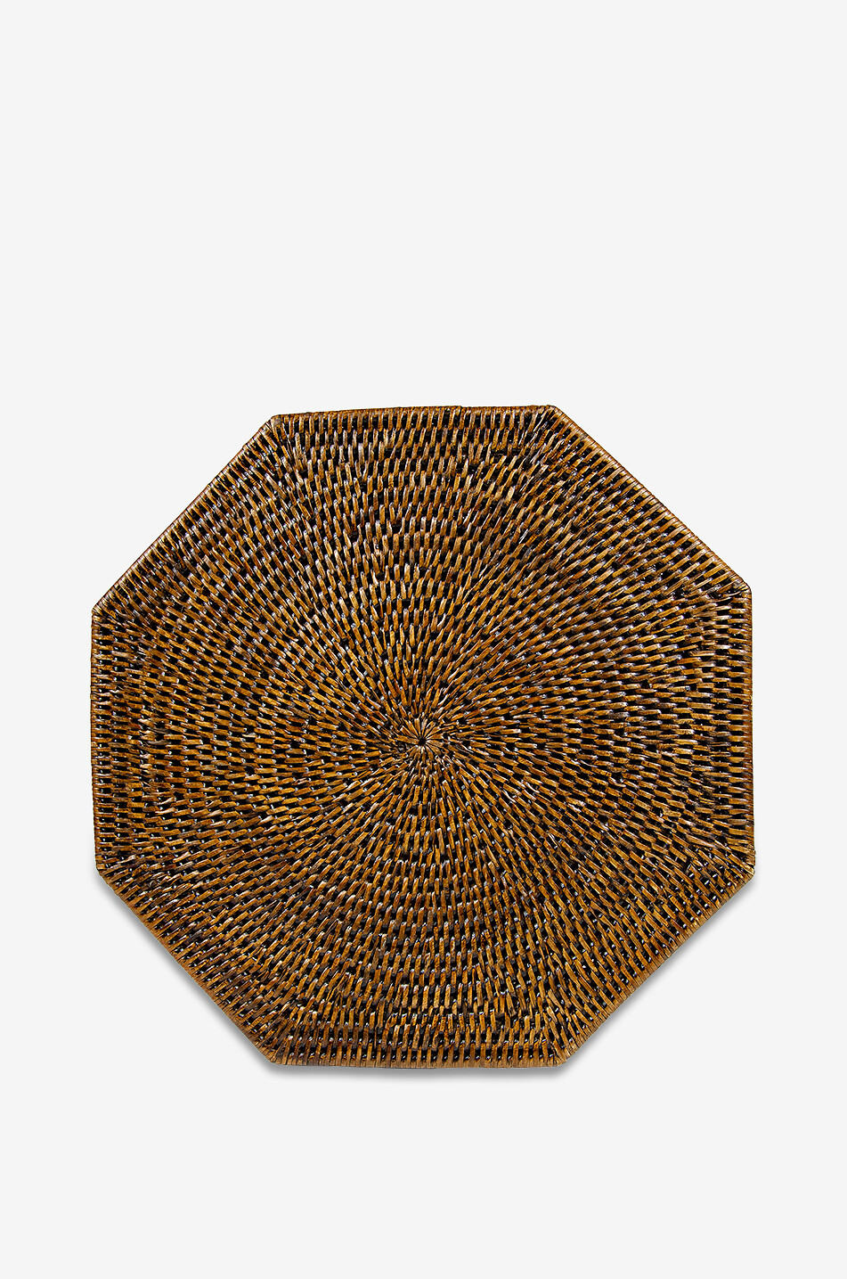 Rattan octagonal rattan placemat