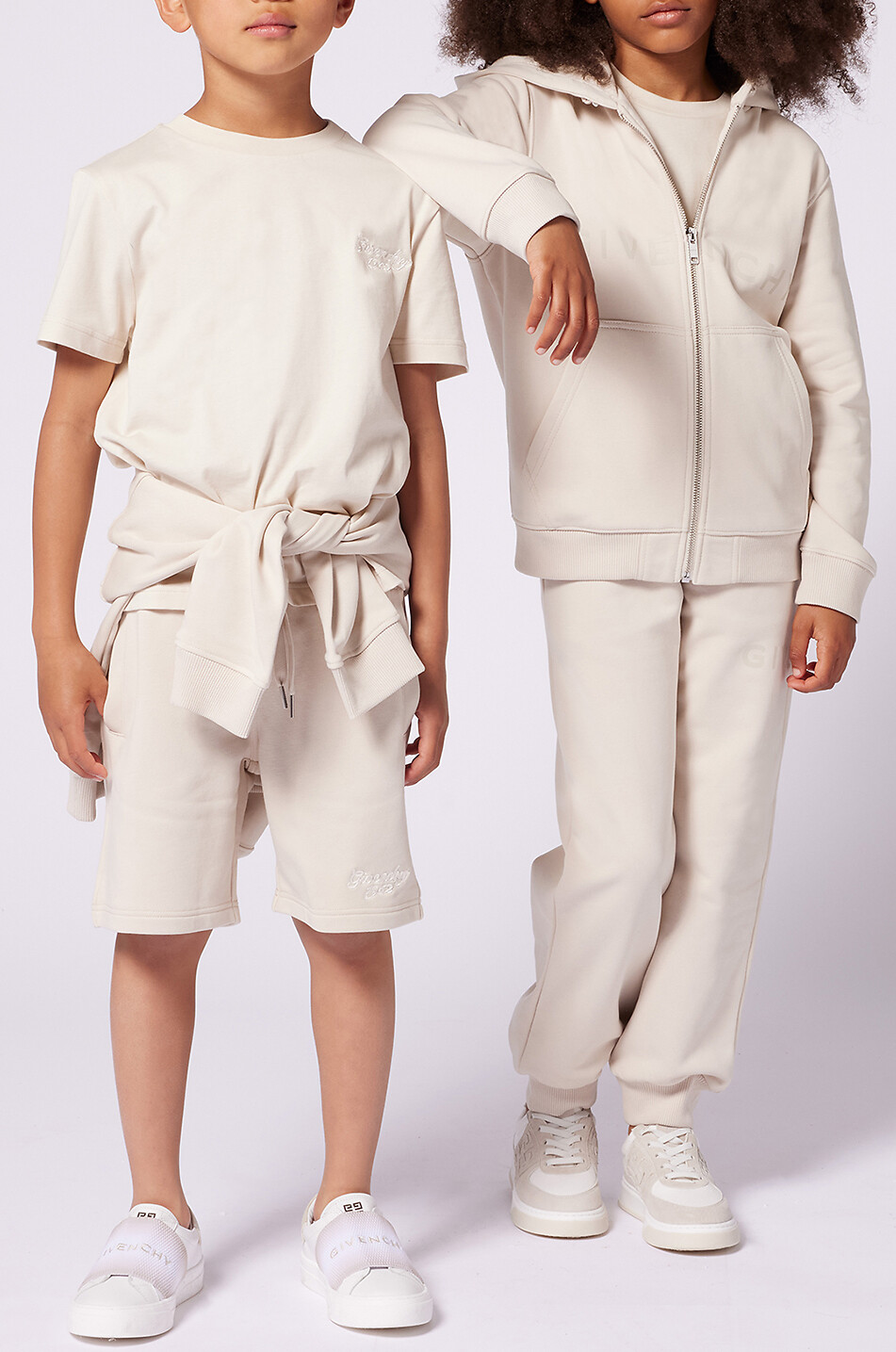 GIVENCHY T-shirt à manches courtes garçon imprimé logo Garçon BLANC CASSE 3