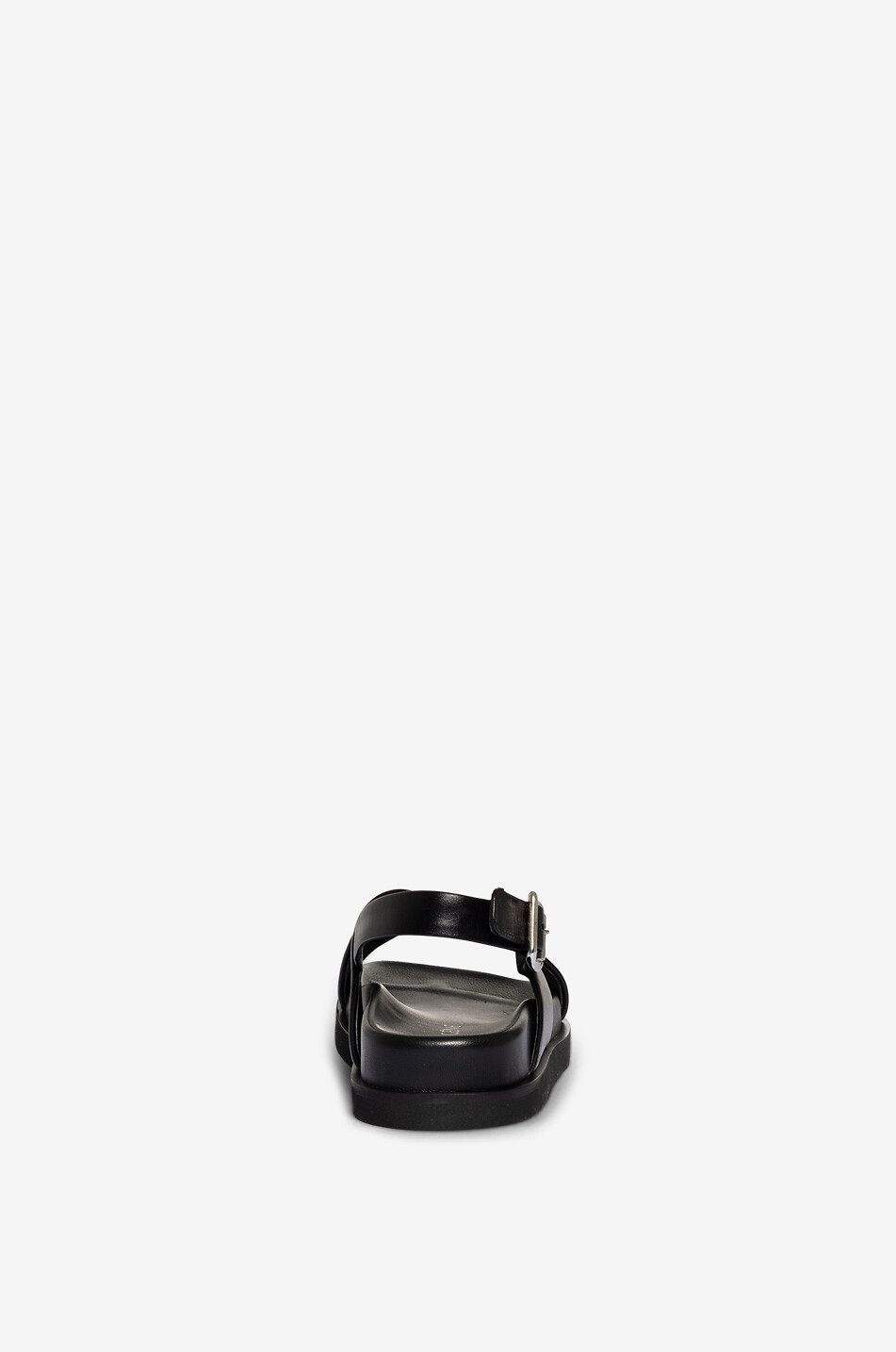 Sandales plates utilitires en cuir Tess
