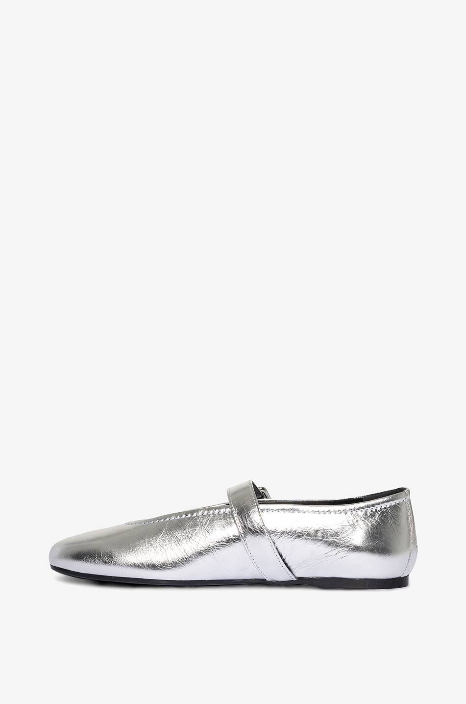 Ballerines babies en cuir métallisé Shakila