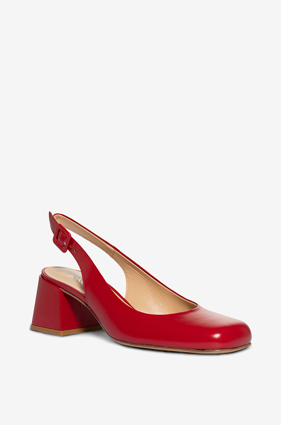 BONGENIE Slingback-Pumps aus Leder Xeny 55 Damen ROT 1
