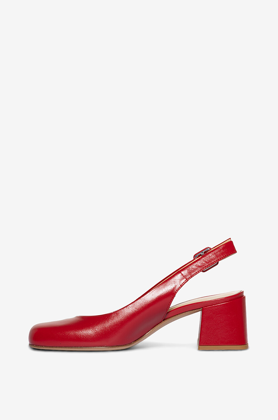 BONGENIE Slingback-Pumps aus Leder Xeny 55 Damen ROT 3