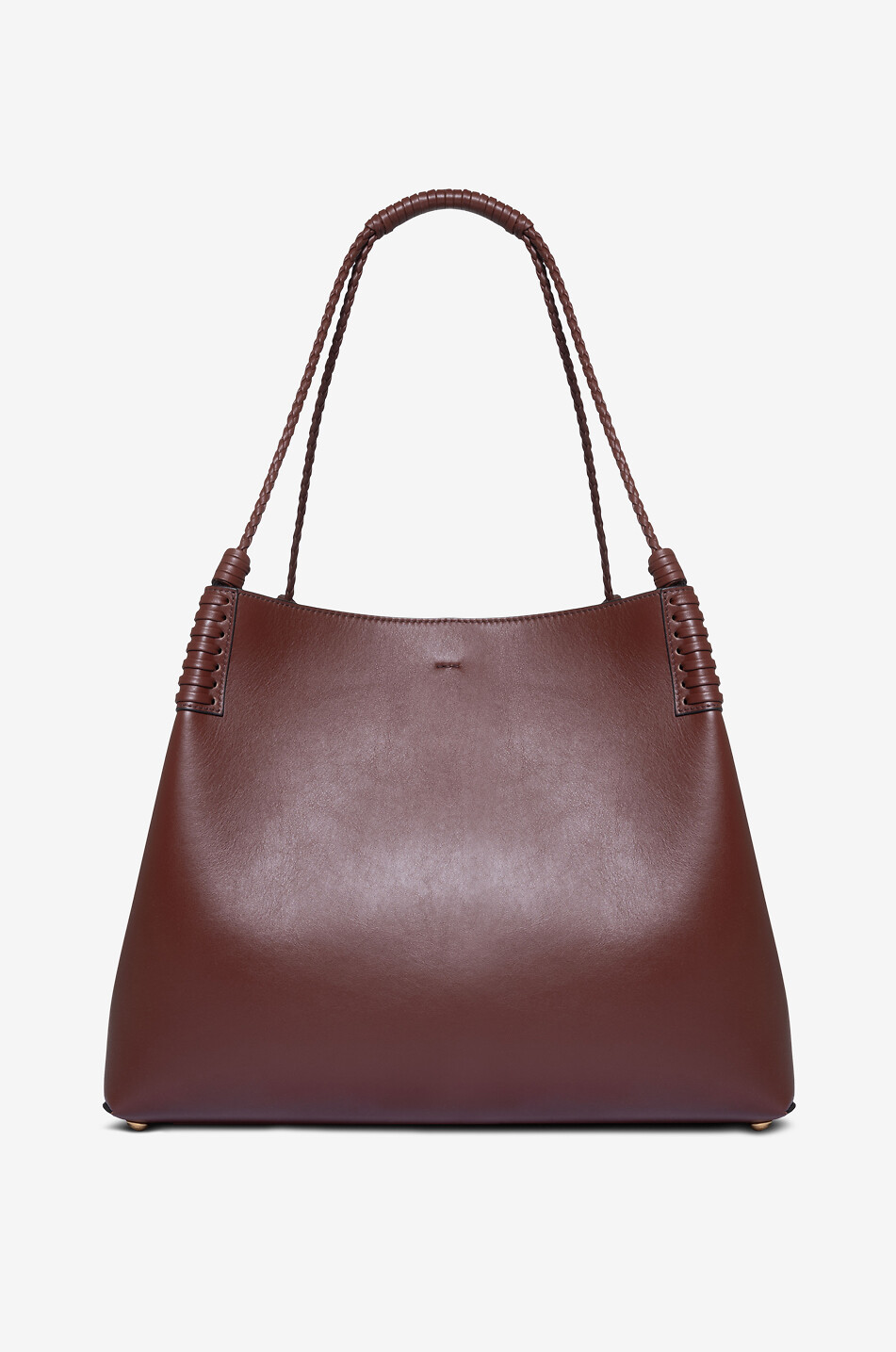 Sac porté épaule en cuir lisse Libra Medium