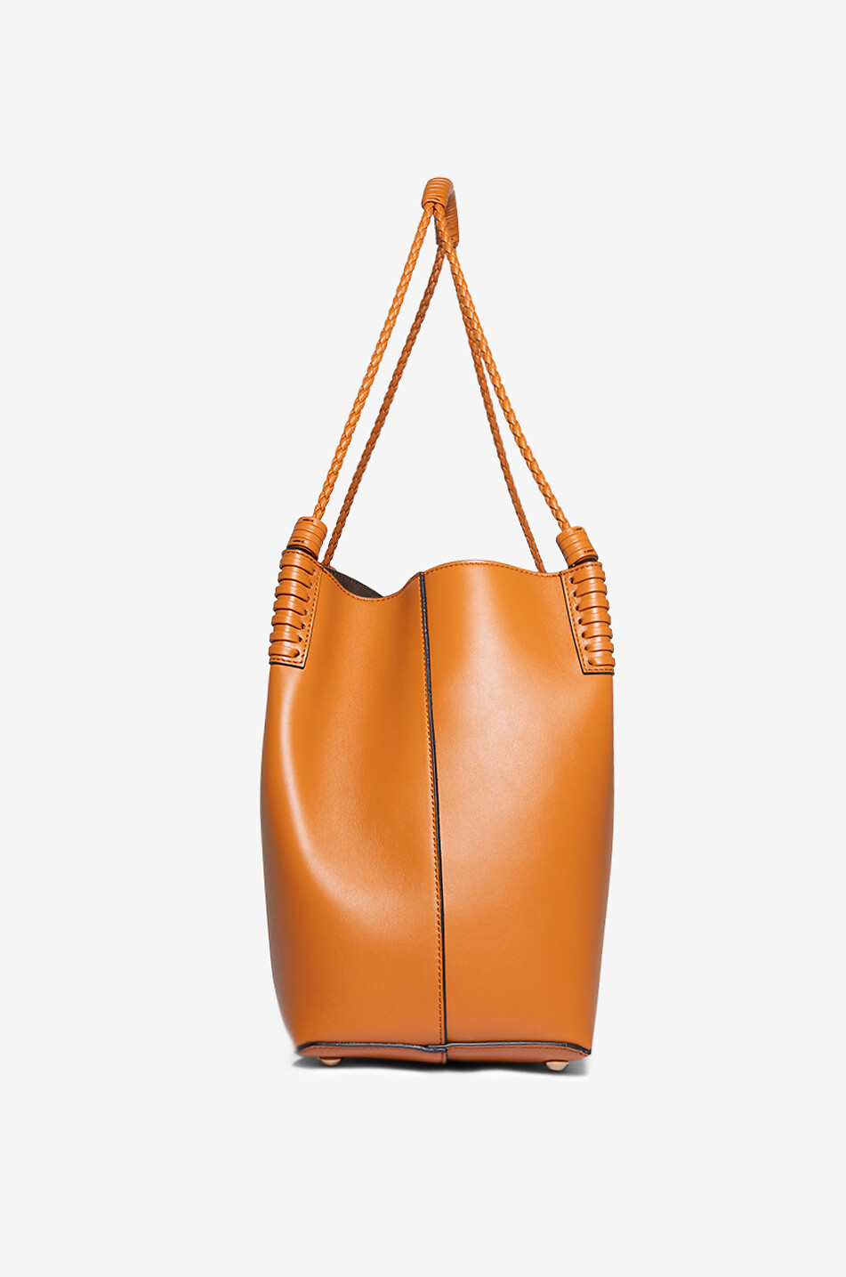 ETRO Libra Medium smooth leather shoulder bag Women ORANGE 4