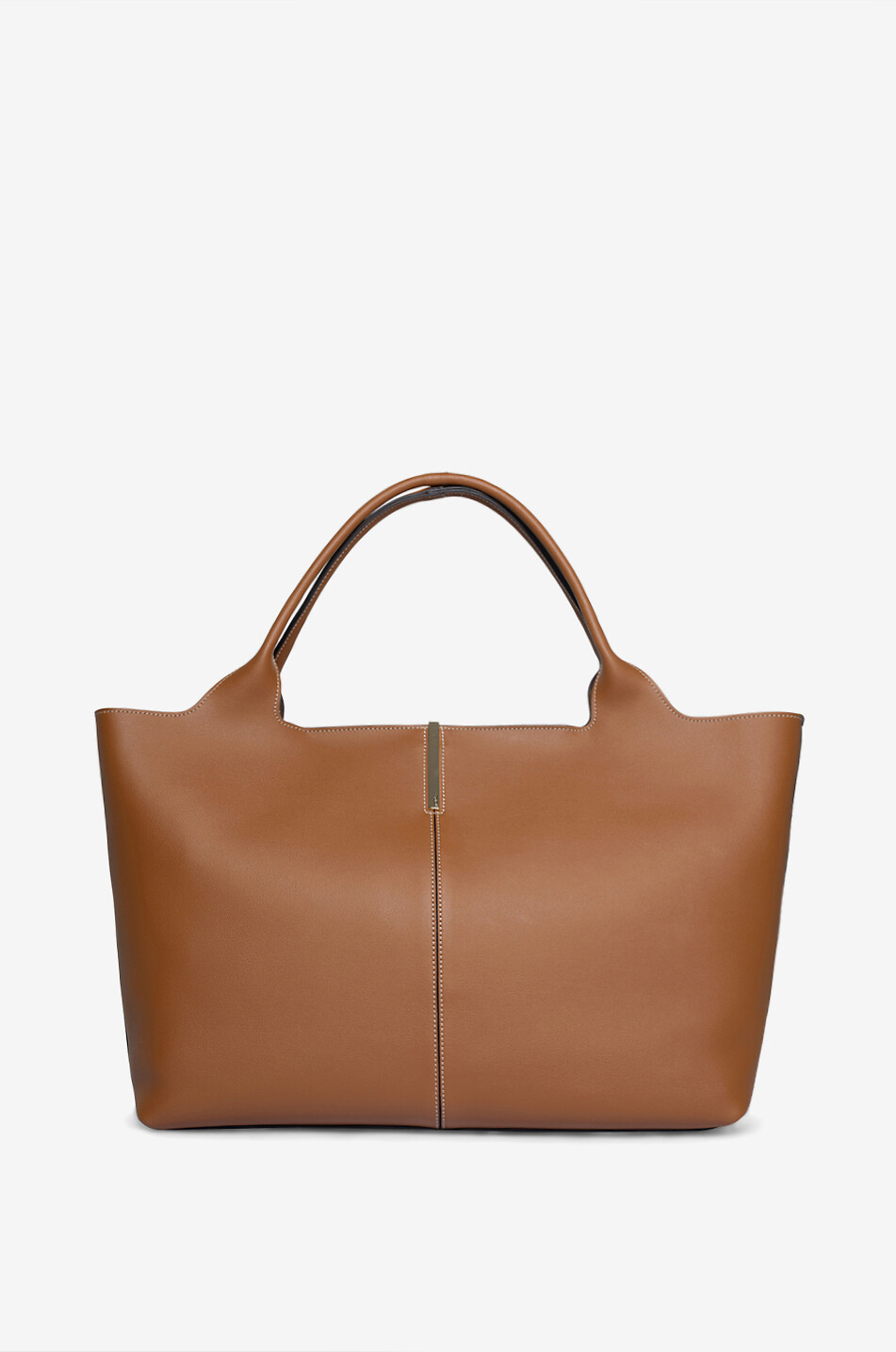 TOD'S Shopper aus Glattleder Shopping Medium Damen MITTELBRAUN 1