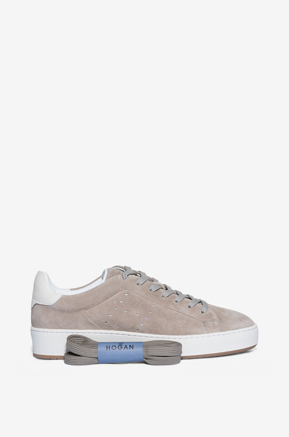 HOGAN Baskets à plateau en daim Hogan H672 Femme Incolore 5