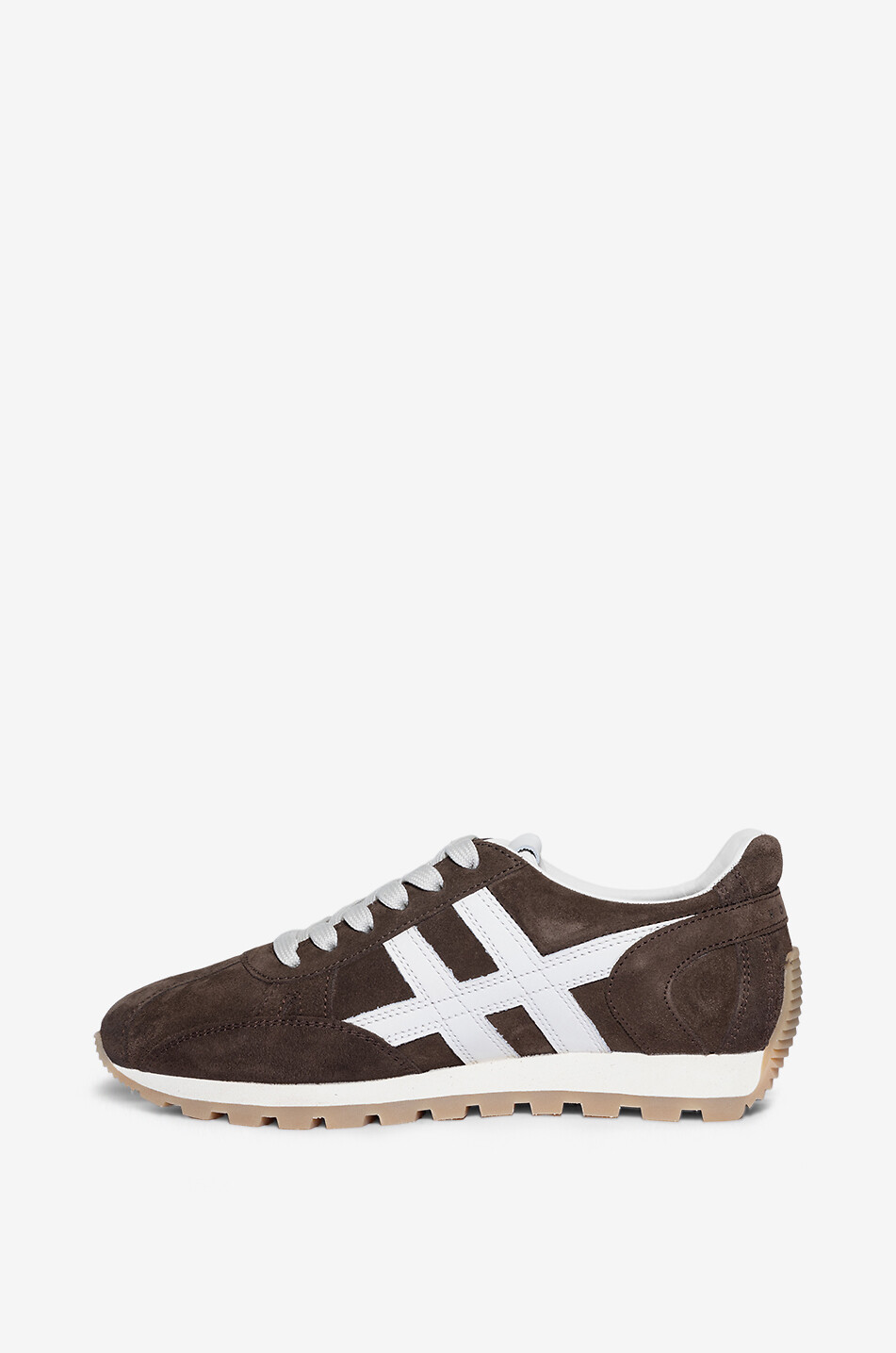 Hogan 86er low-top lace-up sneakers in suede and leather