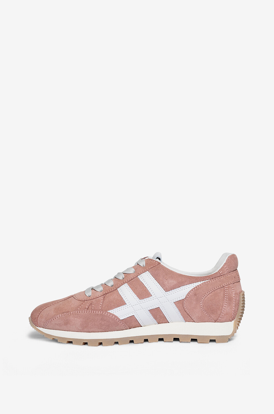 Hogan 86er low-top lace-up sneakers in suede and leather