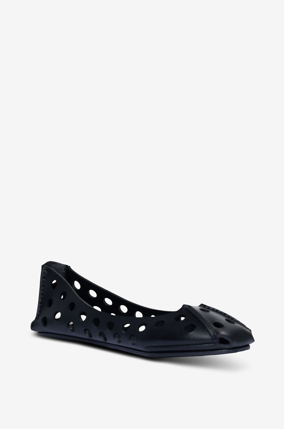 ALAÏA Glattleder-Ballerinas Perfo Damen SCHWARZ 1