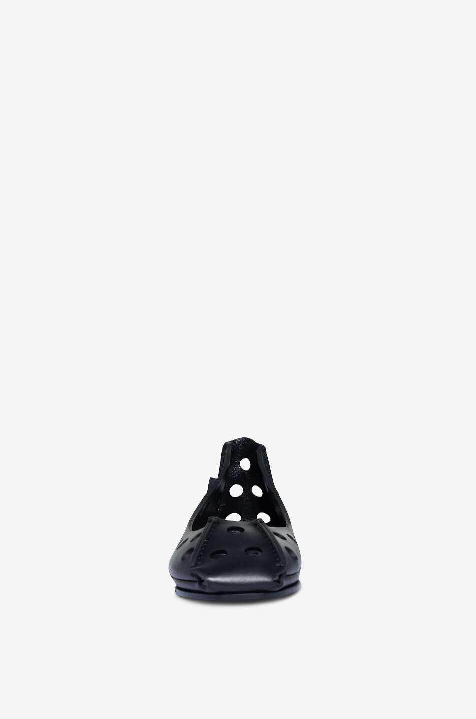 ALAÏA Glattleder-Ballerinas Perfo Damen SCHWARZ 2