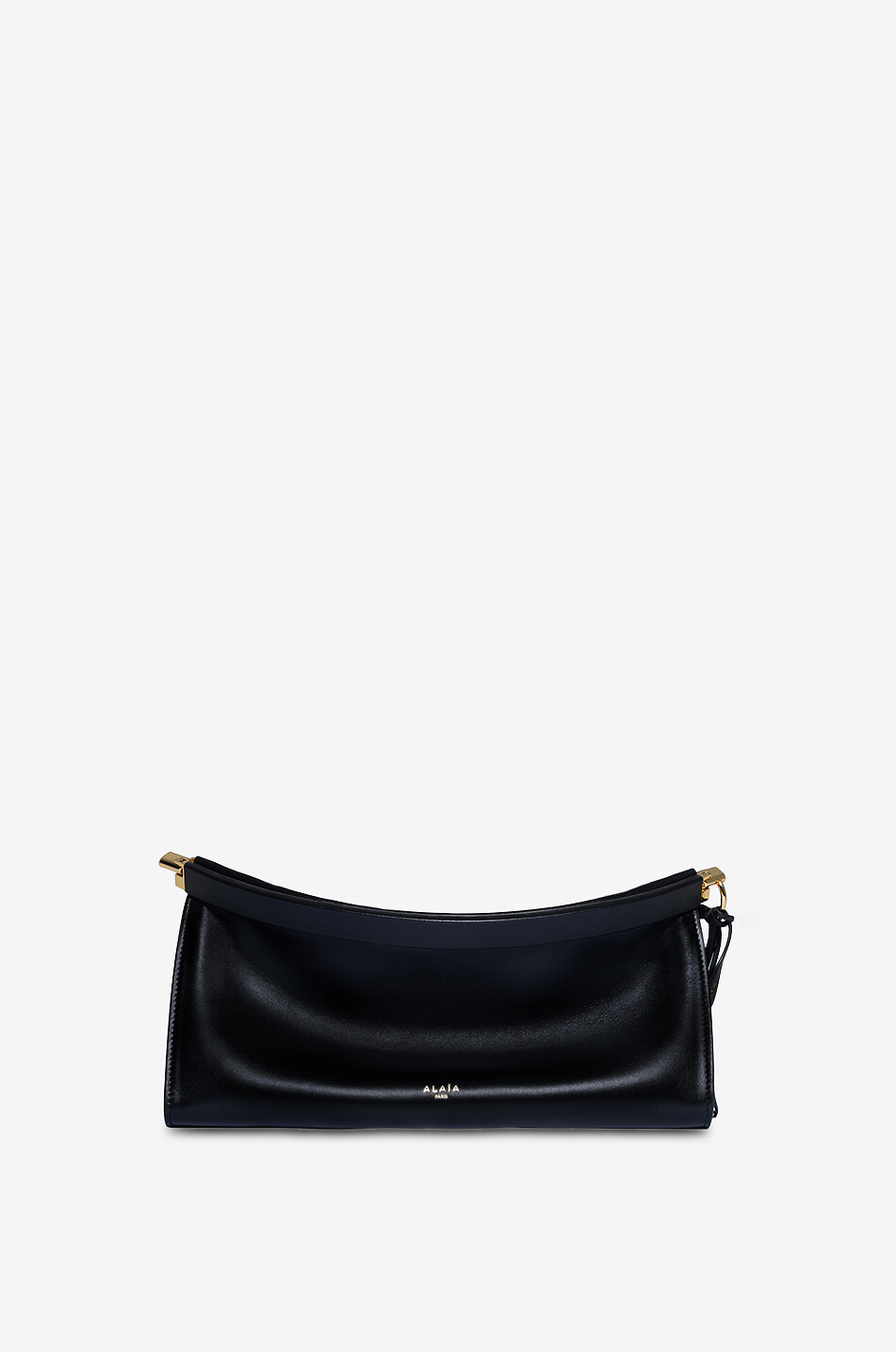 Le Click East West Medium glossy smooth leather shoulder bag