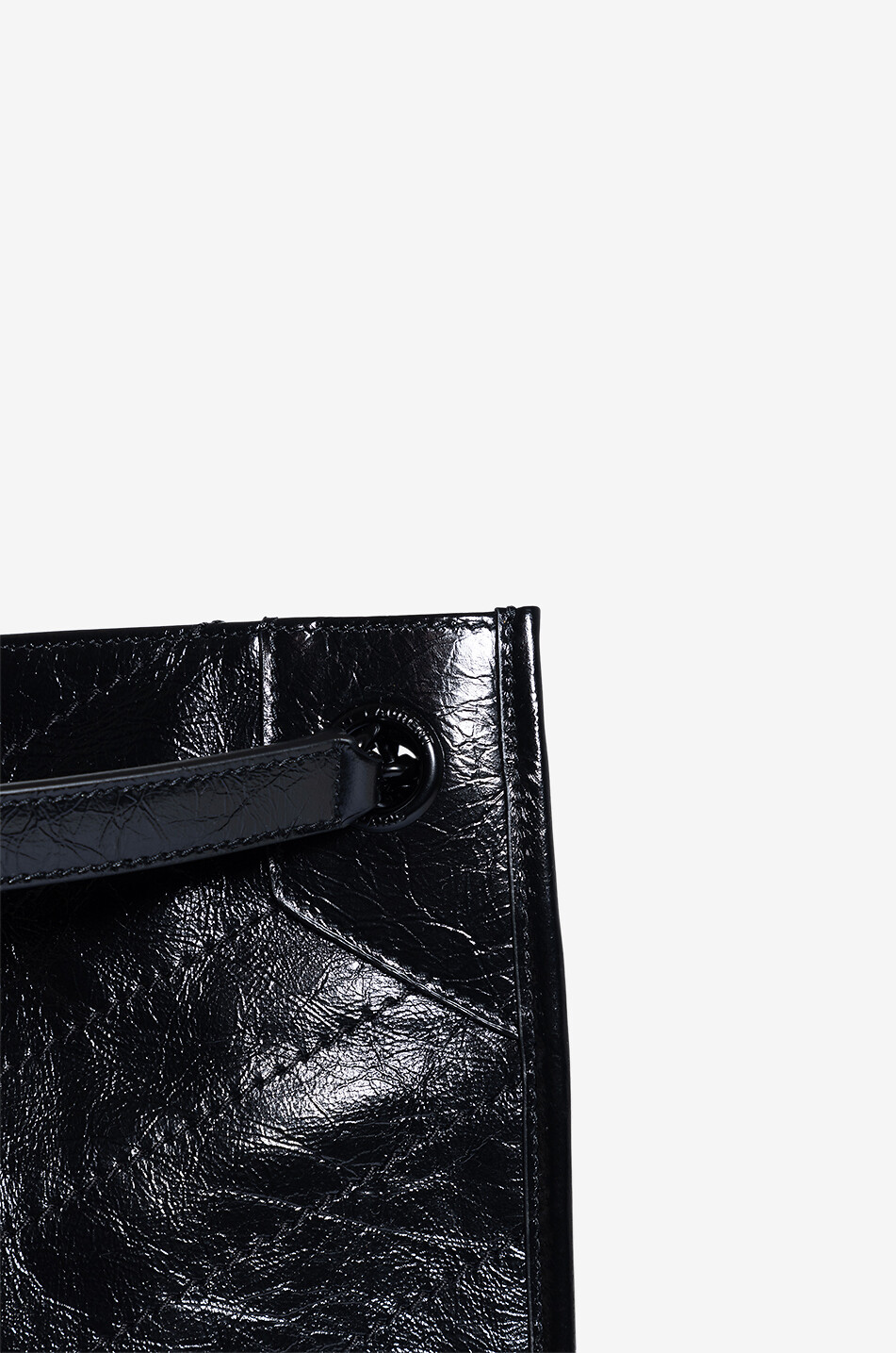 SAINT LAURENT PARIS Sac porté épaule en cuir vintage matelassé Niki Medium Femme NOIR 5