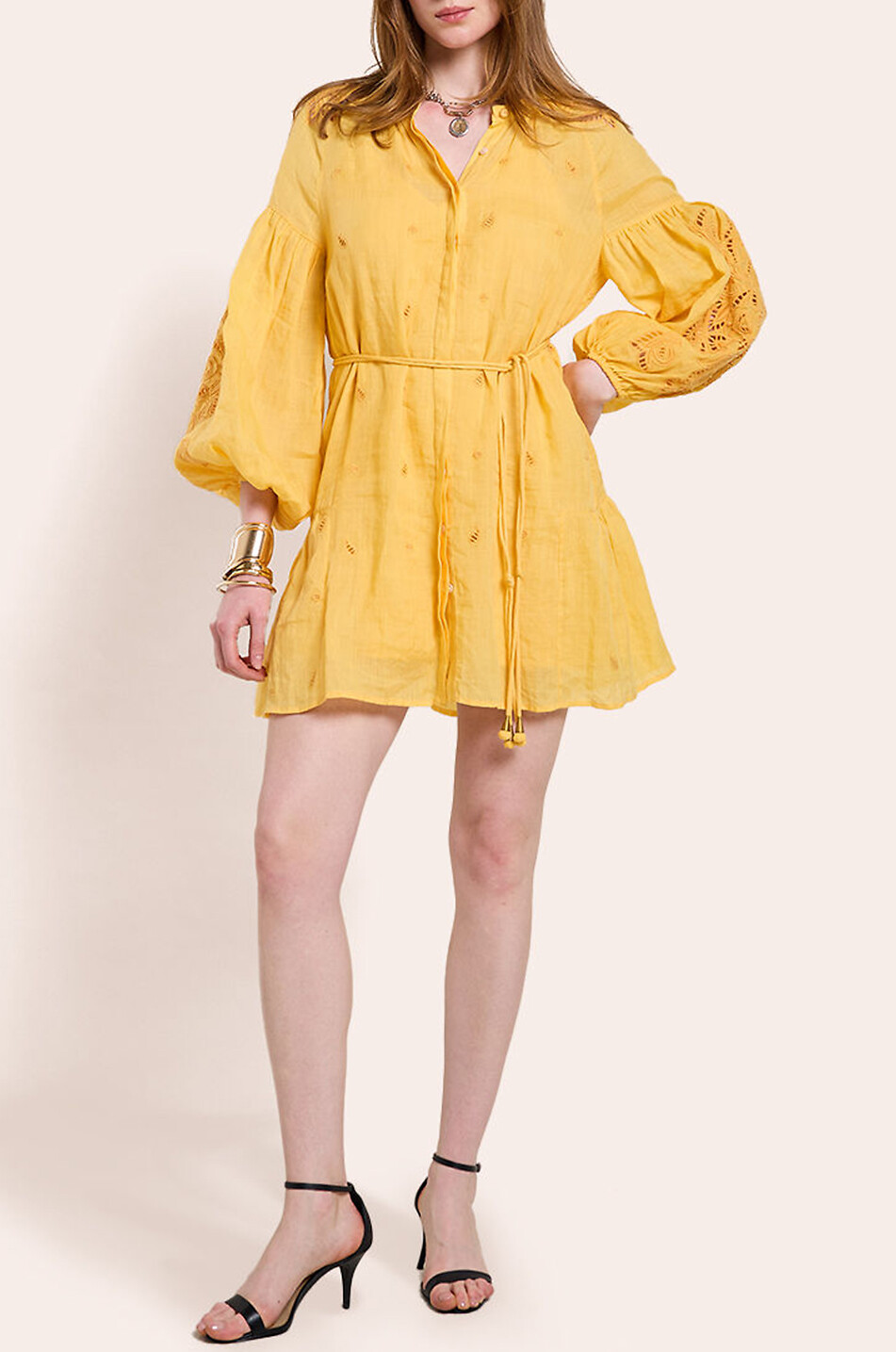 Minikleid mit Lochstickereien Lira