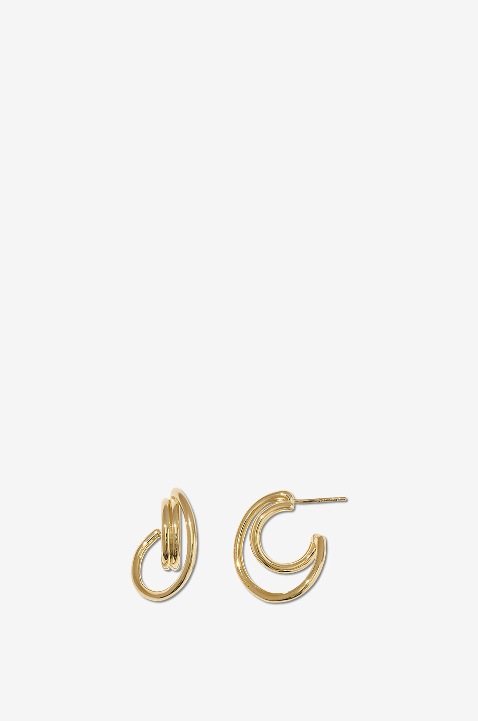 OTIUMBERG Sonder vermeil hoop earrings Women GOLDEN 2