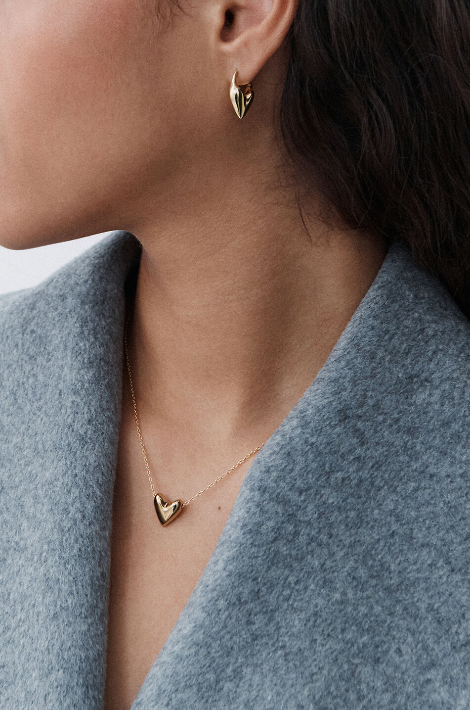 OTIUMBERG Roscida Heart golden silver necklace Women GOLDEN 3