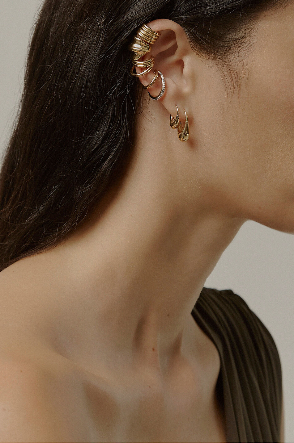 OTIUMBERG Wave Cuff vermeil ear cuff Women GOLDEN 3