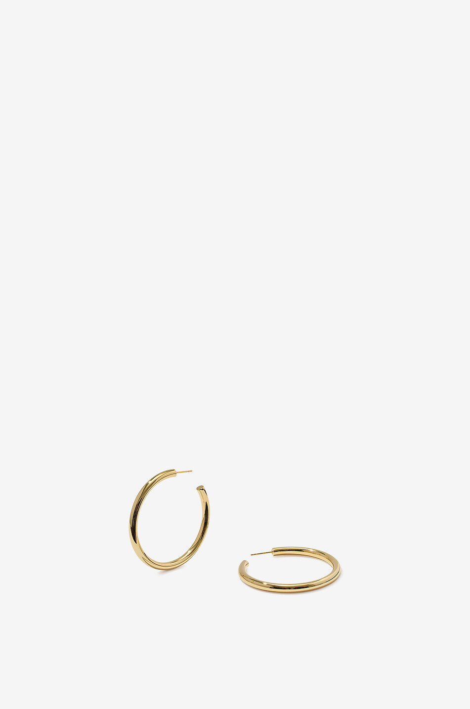 OTIUMBERG Chunky Large golden silver hoop earrings Women GOLDEN 1