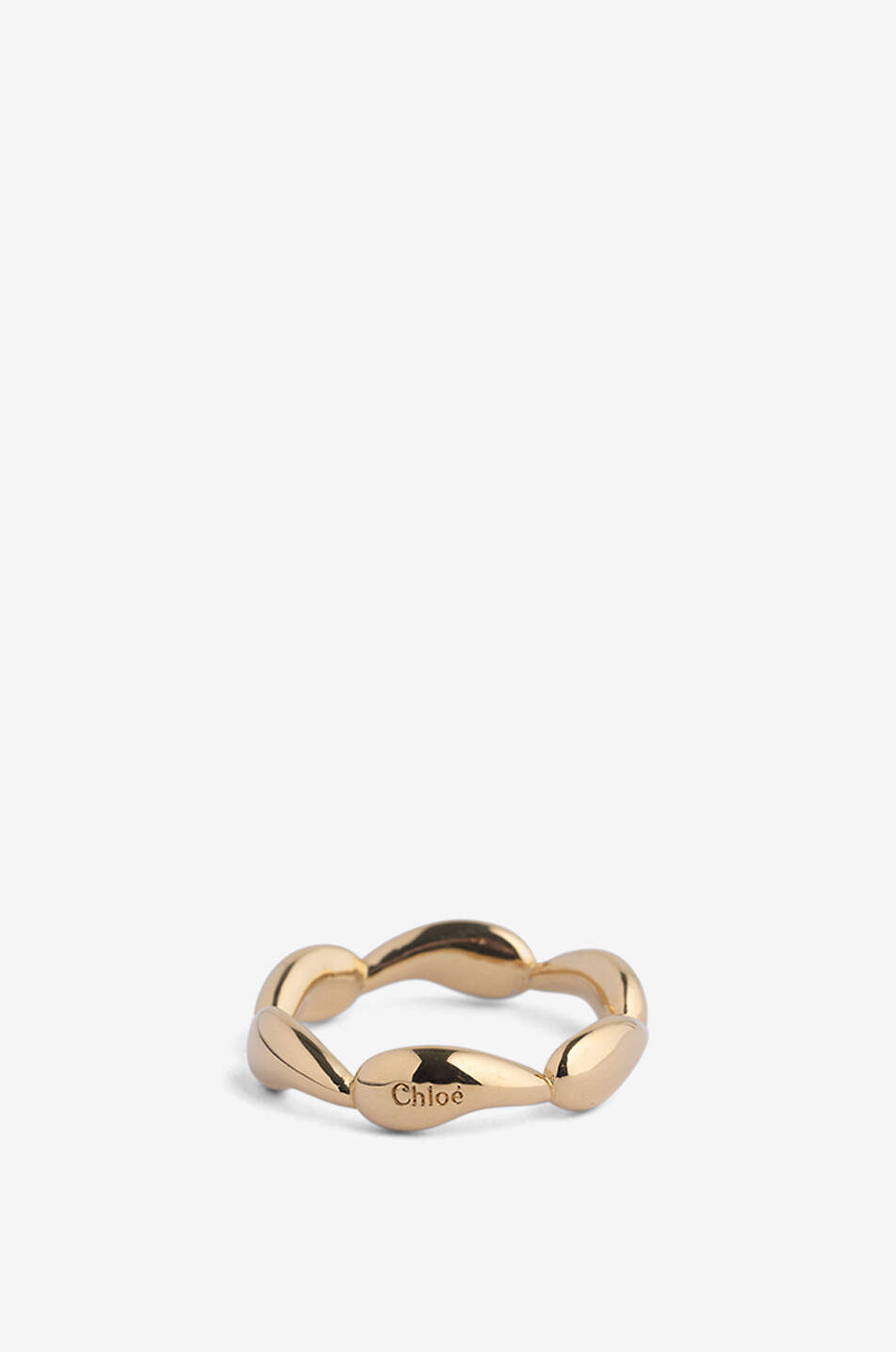 The Chloé Iconic set of 2 gold-tone rings