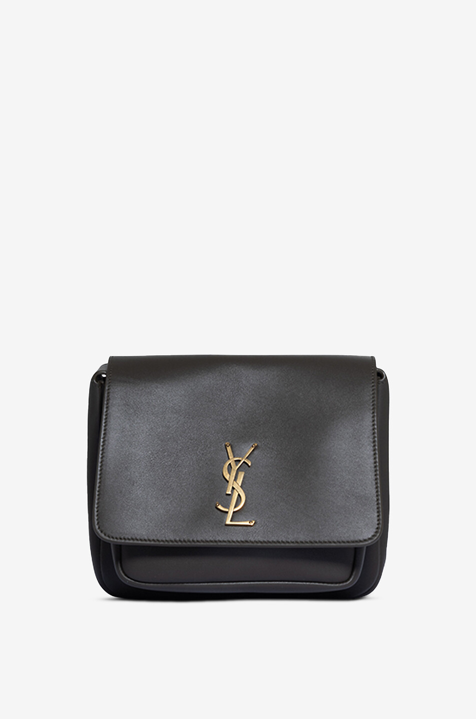 SAINT LAURENT PARIS Schultertasche aus weichem Leder Niki Besace Damen DUNKELGRÜN 1