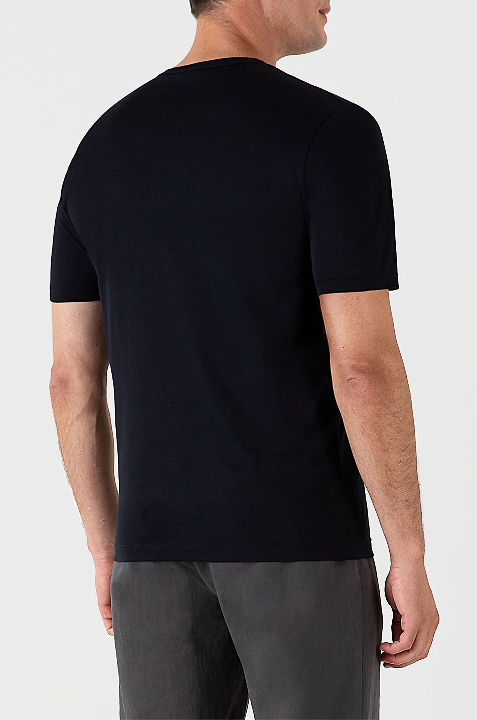 SUNSPEL T-shirt à manches courtes et col rond Classic Homme BLEU FONCE 3