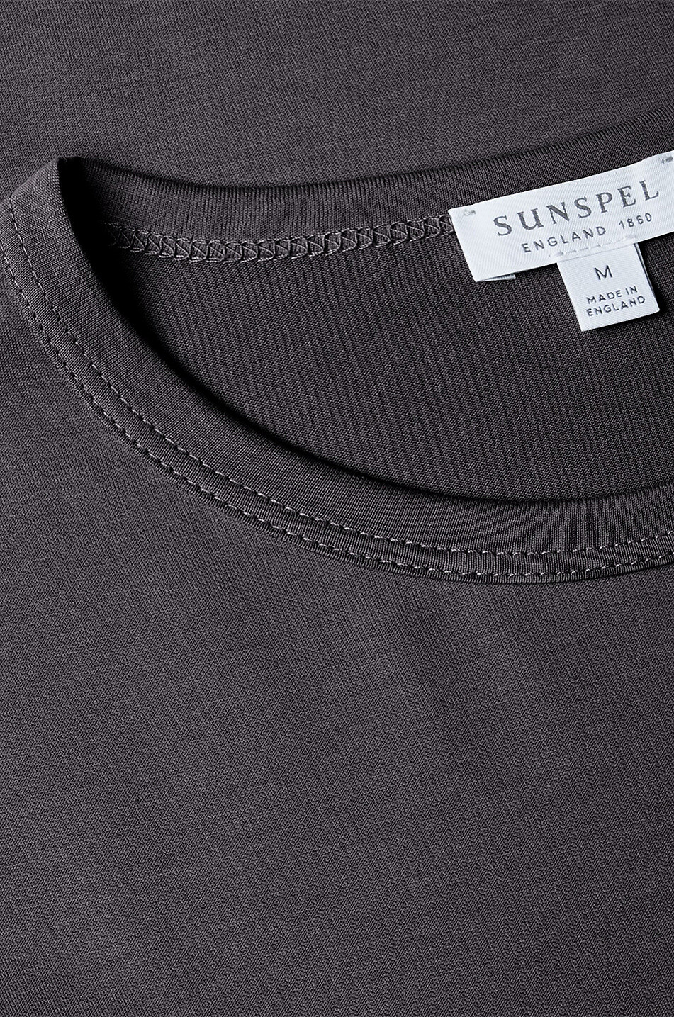 SUNSPEL T-shirt à manches courtes et col rond Classic Homme GRIS FONCÉ 6
