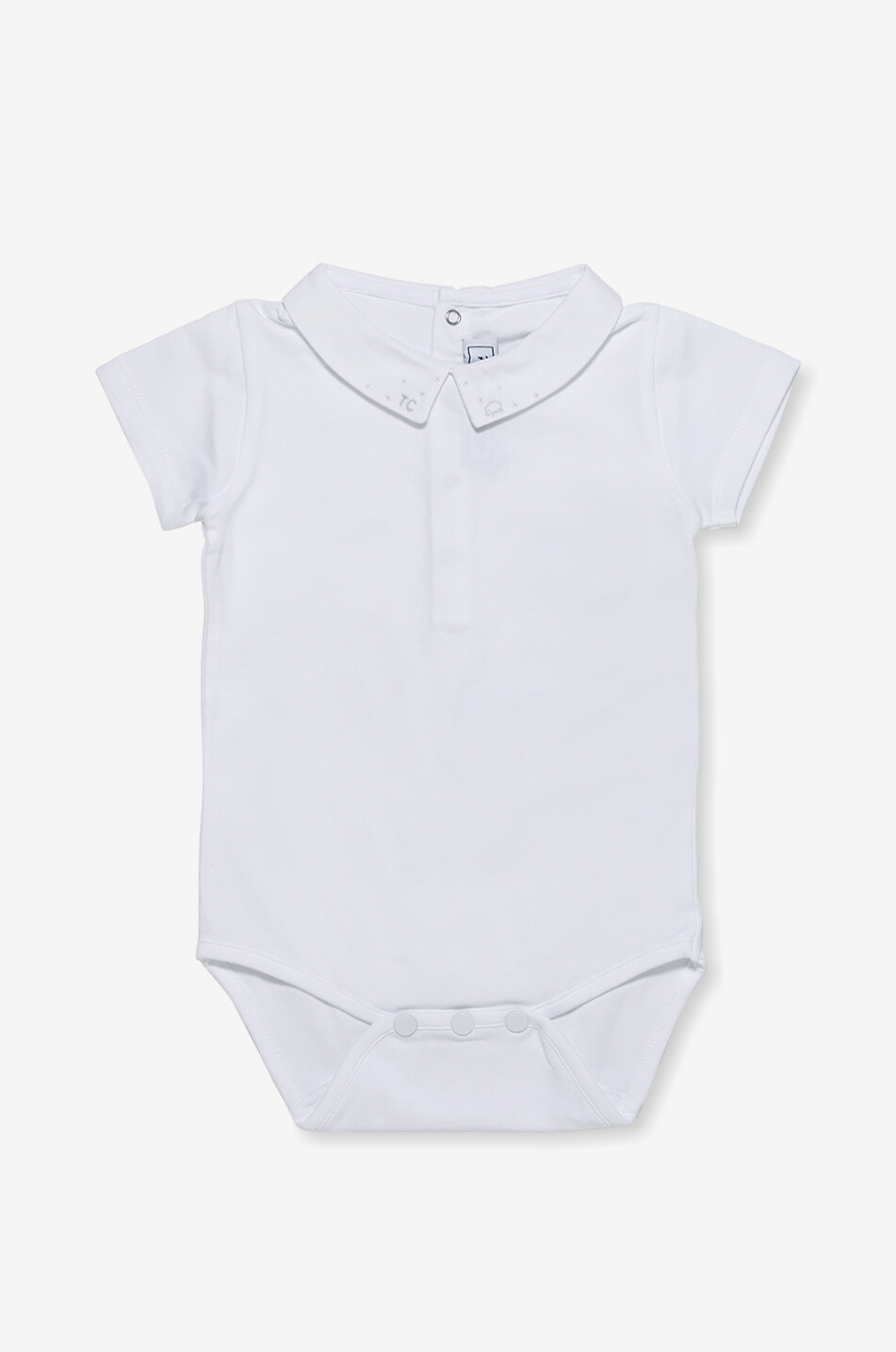 TARTINE ET CHOCOLAT Kurzarm-Body für Babys aus Baumwolle Baby WEISS 1
