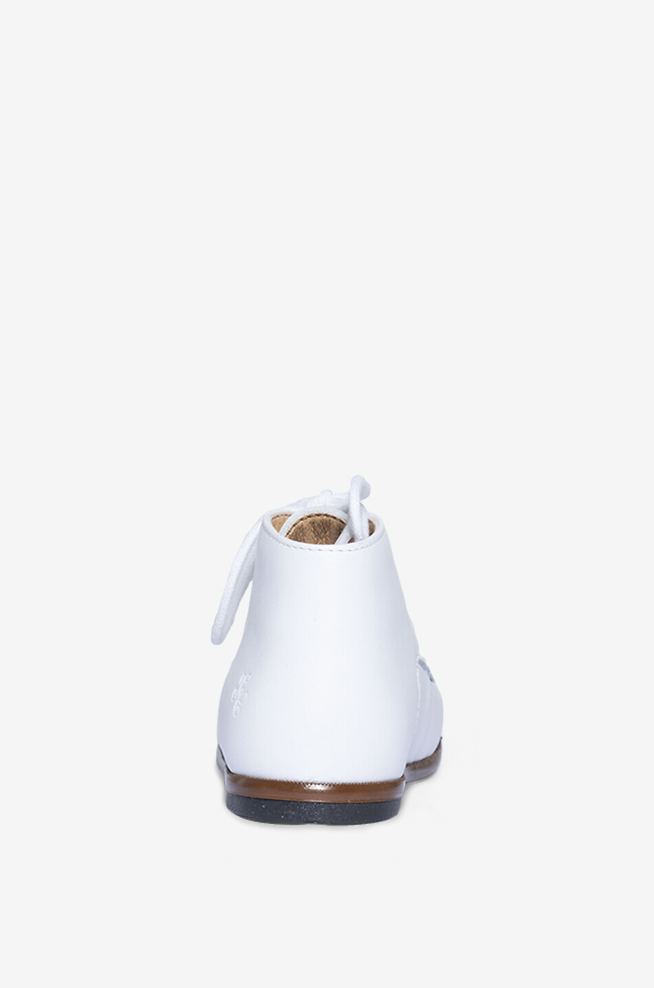 TARTINE ET CHOCOLAT Cotton and leather baby derby shoes Baby WHITE 4