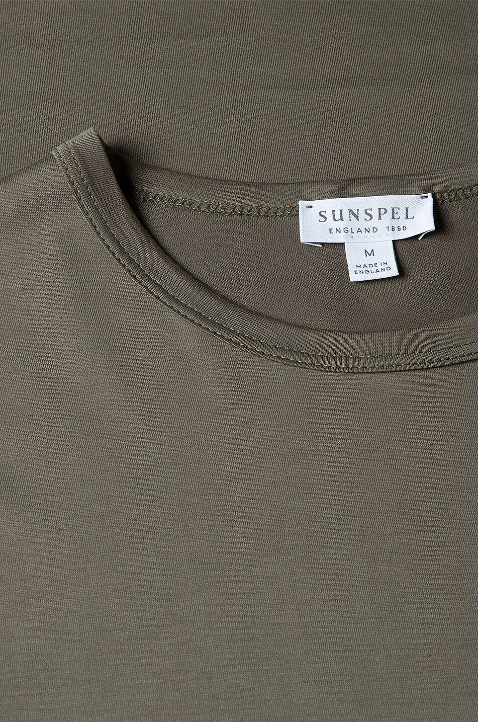 SUNSPEL Classic short-sleeved crewneck T-shirt Men KHAKI 6