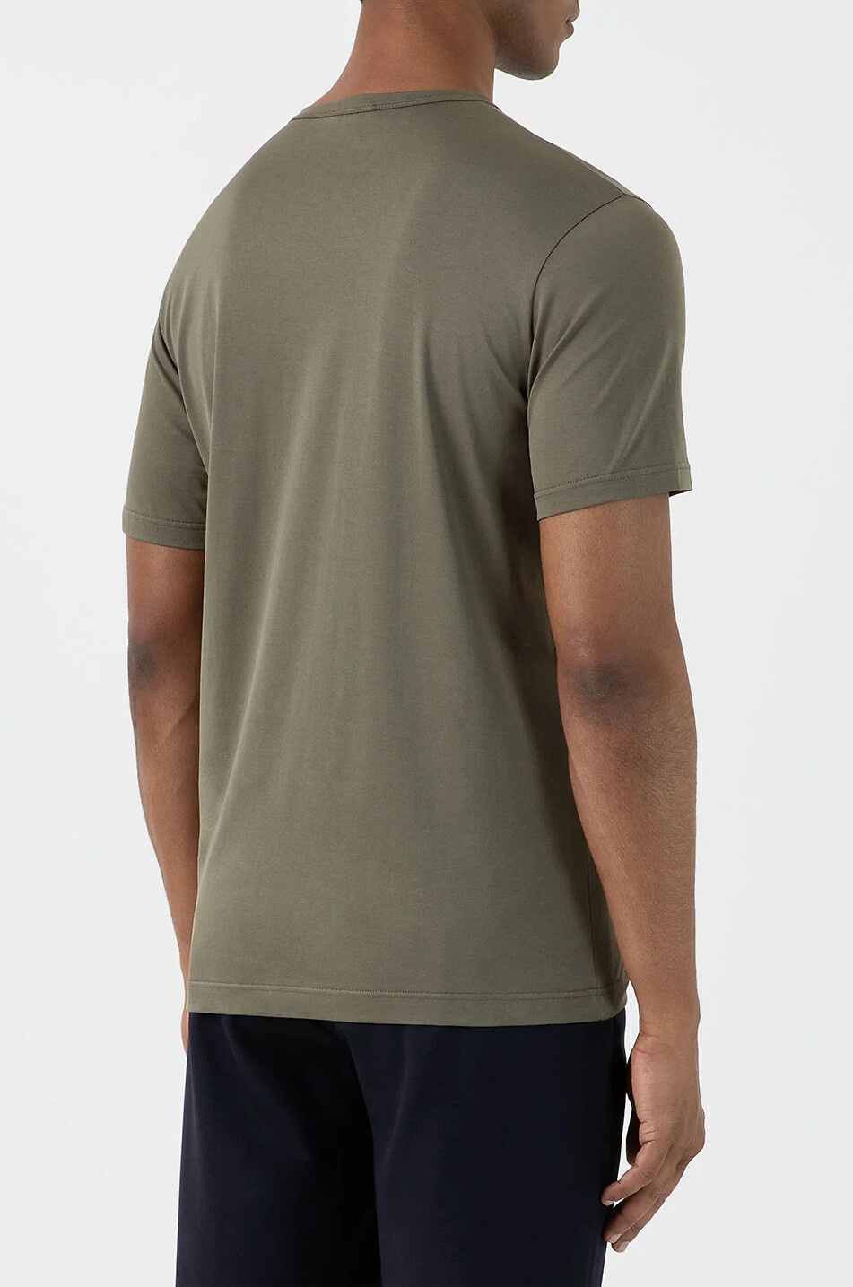 SUNSPEL Classic short-sleeved crewneck T-shirt Men KHAKI 3