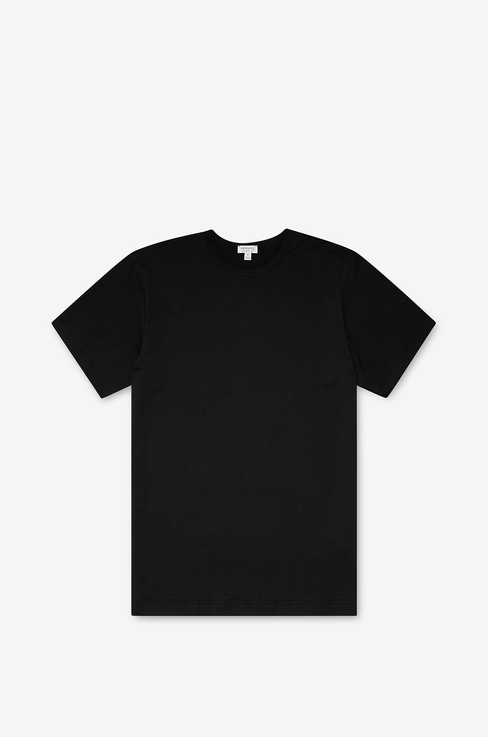 SUNSPEL Classic short-sleeved crewneck T-shirt Men BLACK 1
