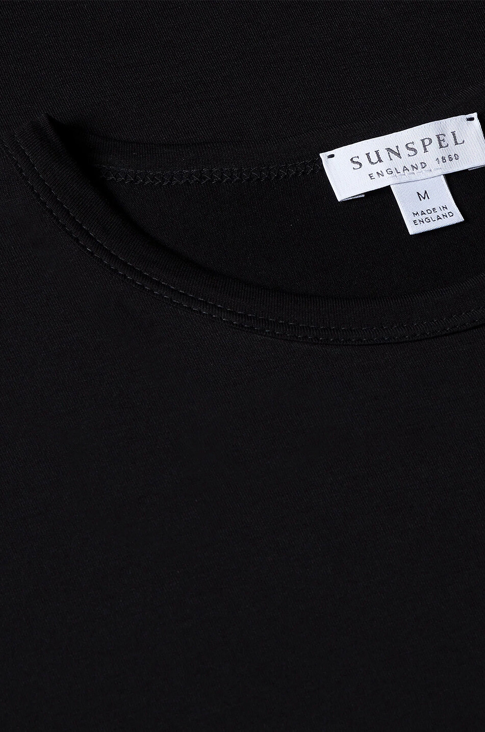 SUNSPEL Classic short-sleeved crewneck T-shirt Men BLACK 6