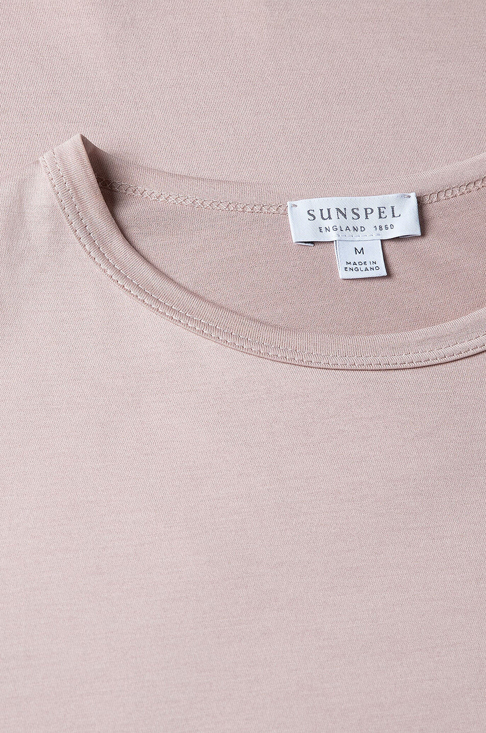 SUNSPEL Kurzarm-Rundhals-T-Shirt Classic Herren HELLROSA 9