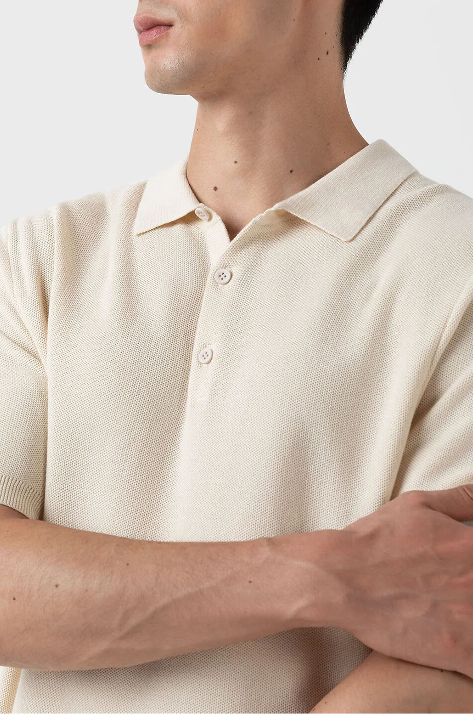 Polo à manches courtes en maille piquée
