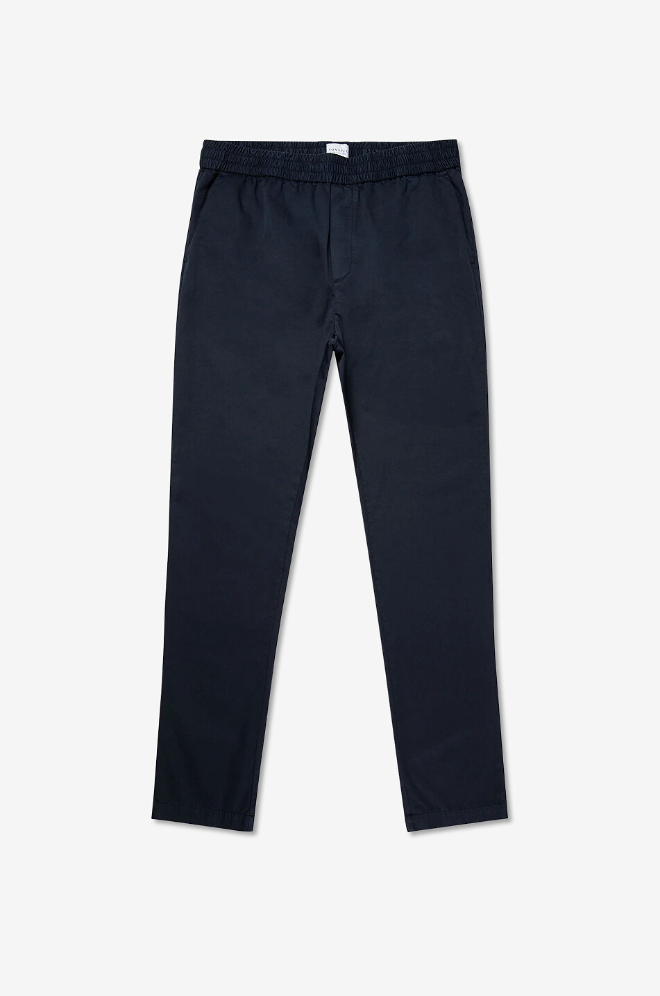 SUNSPEL Cotton drawstring trousers Men DARK BLUE 1