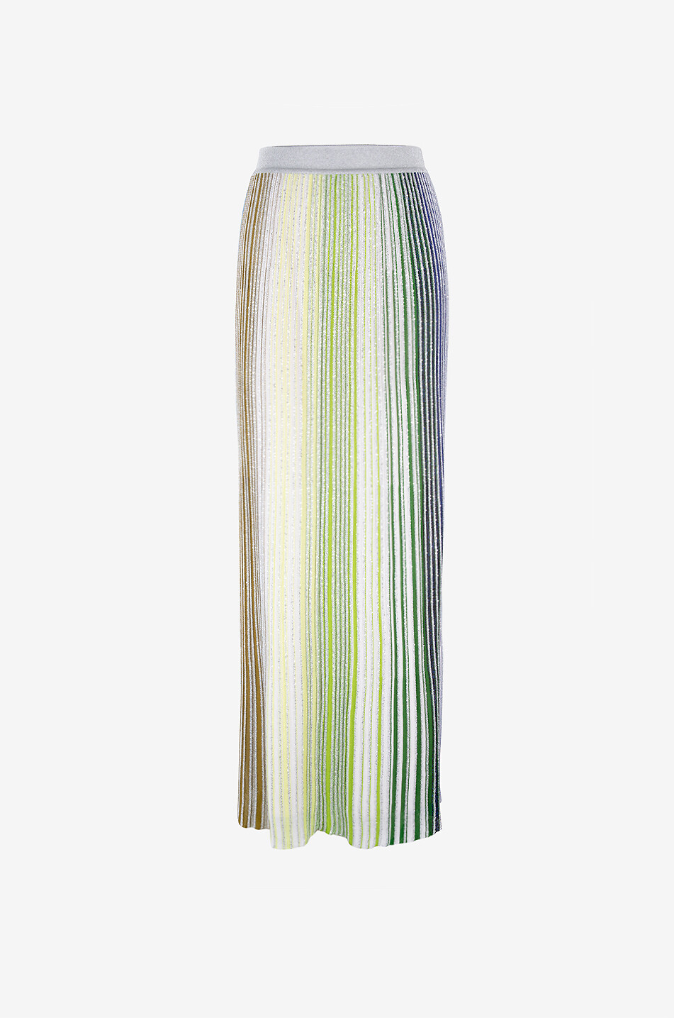 MISSONI Jupe longue rayée en maille lures Femme MULTICOLORE 1
