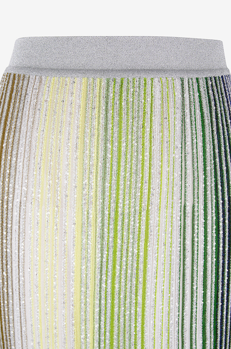 MISSONI Jupe longue rayée en maille lures Femme MULTICOLORE 3